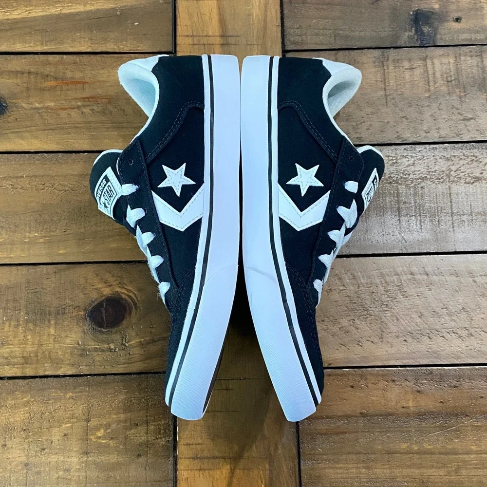 Converse All Star Replay Low Top Mens 7.5 Womens 9 Black White Sneakers A03686C